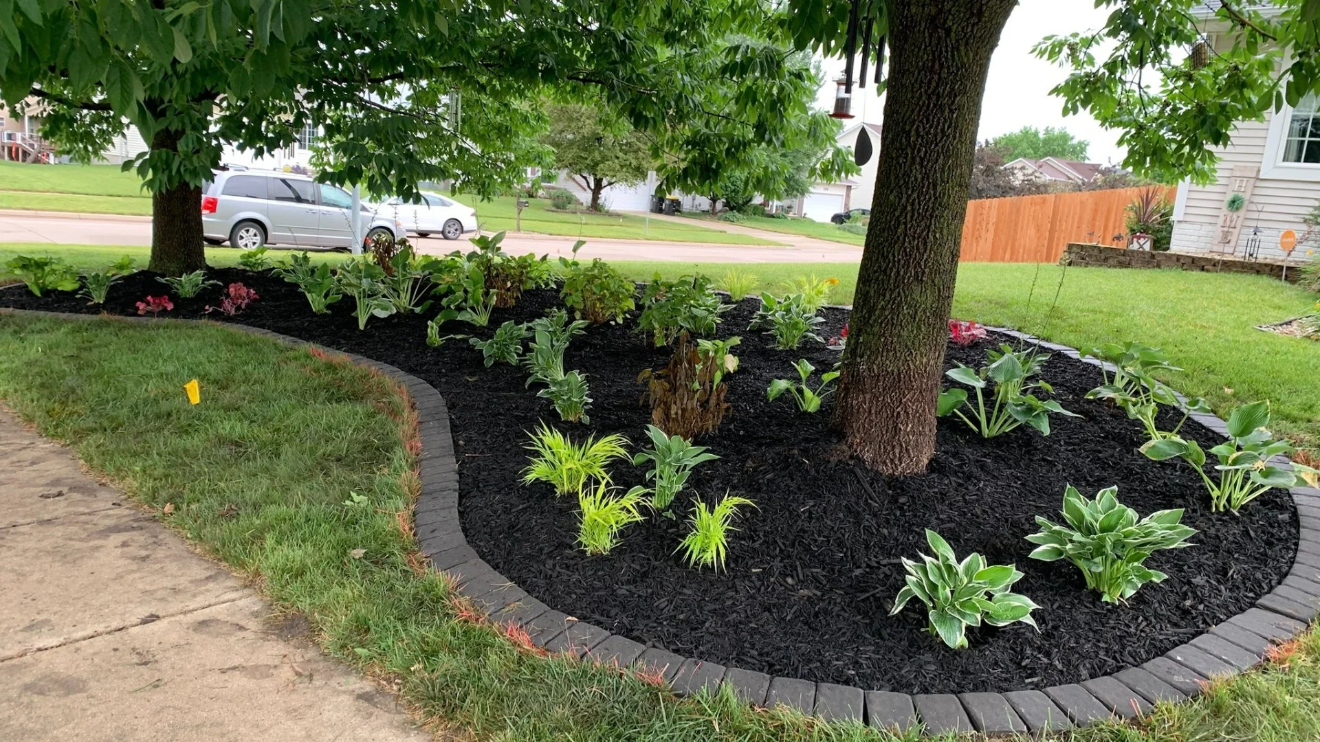 Landscape Bed & Plant Installation in Bondurant, IA